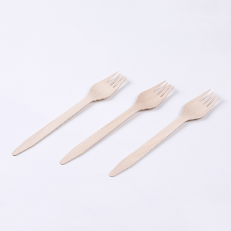 Disposable Wooden Fork With Excellent Quality OL008