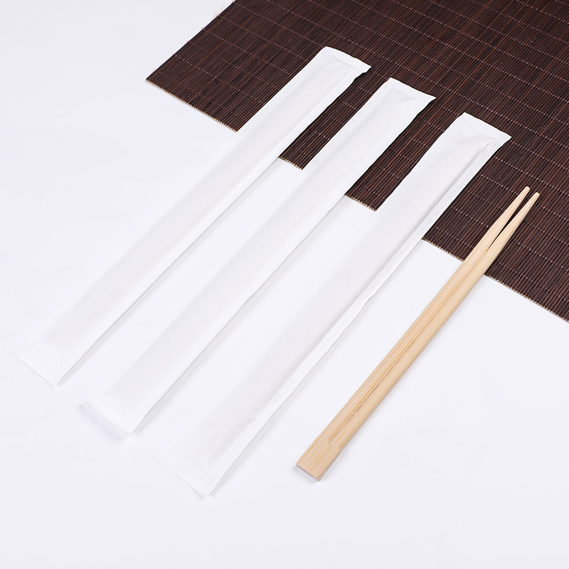 Paper Wrapped Twins Disposable Bamboo Chopstick OL102 