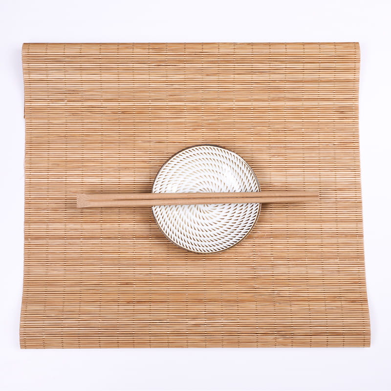 Disposable Hygienic Carbonized Bamboo Chopsticks With Flat Head White Wrapping Paper OL107