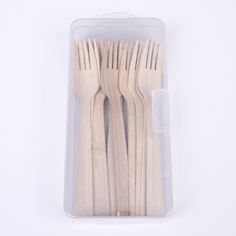 Disposable Bamboo Food Delivery Fork OL304