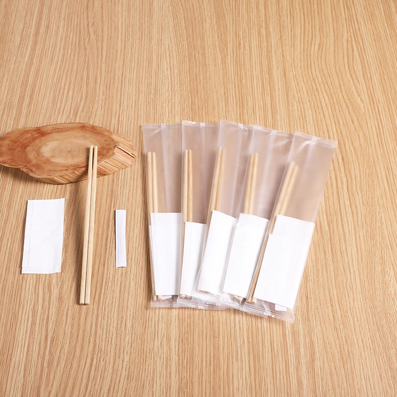 3-Piece Set Of Disposable Meal Bag  Have Chopsticks  Table Napkin  Toothpickfrosted Composite Film Set