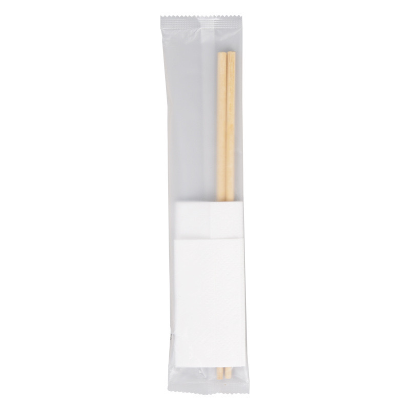 3-Piece Set Of Disposable Meal Bag  Have Chopsticks  Table Napkin  Toothpickfrosted Composite Film Set