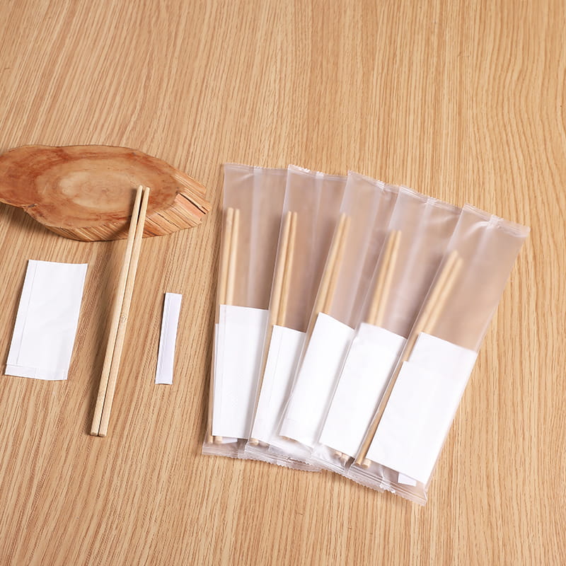 3-Piece Set Of Disposable Meal Bag  Have Chopsticks  Table Napkin  Toothpickfrosted Composite Film Set