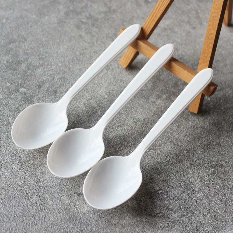 Bamboo Chopsticks Set With White Spoon And Napkin Frosted Composite Film Set