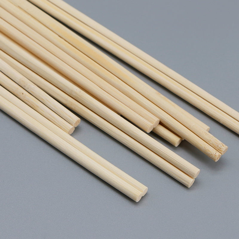 Bamboo Chopsticks Set With White Spoon And Napkin Frosted Composite Film Set