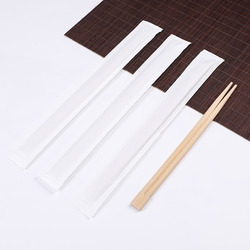 Recyclability and biodegradability of paper packaging of Paper Wrapped Twins Disposable Bamboo Chopstick